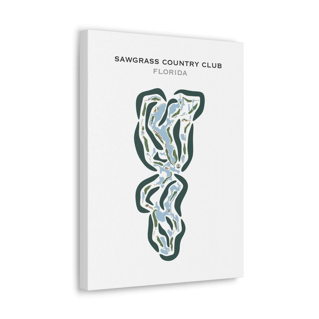 Sawgrass Country Club, Florida - Printed Golf Courses