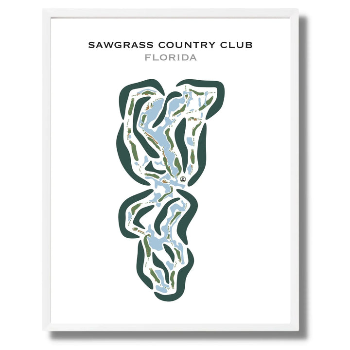 Sawgrass Country Club, Florida - Printed Golf Courses