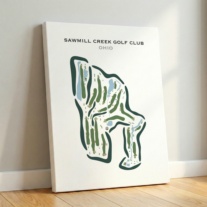Sawmill Creek Golf Club, Ohio - Printed Golf Courses