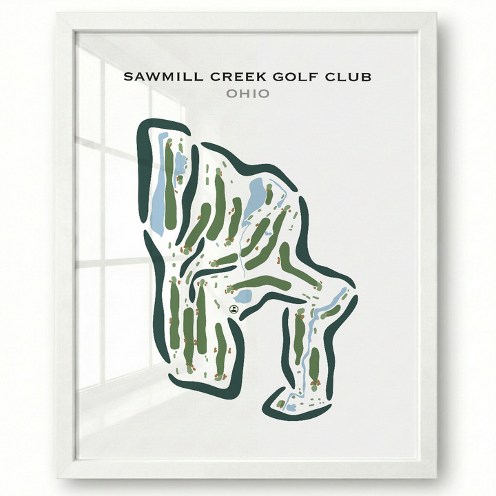 Sawmill Creek Golf Club, Ohio - Printed Golf Courses