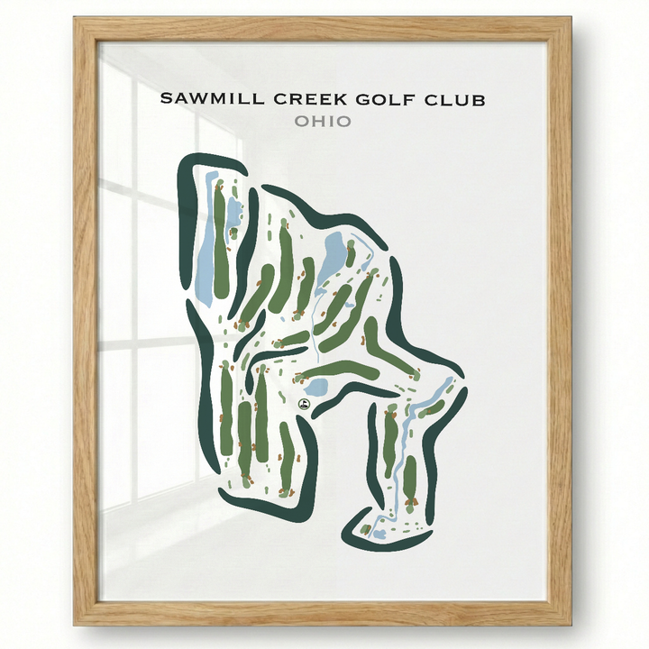 Sawmill Creek Golf Club, Ohio - Printed Golf Courses