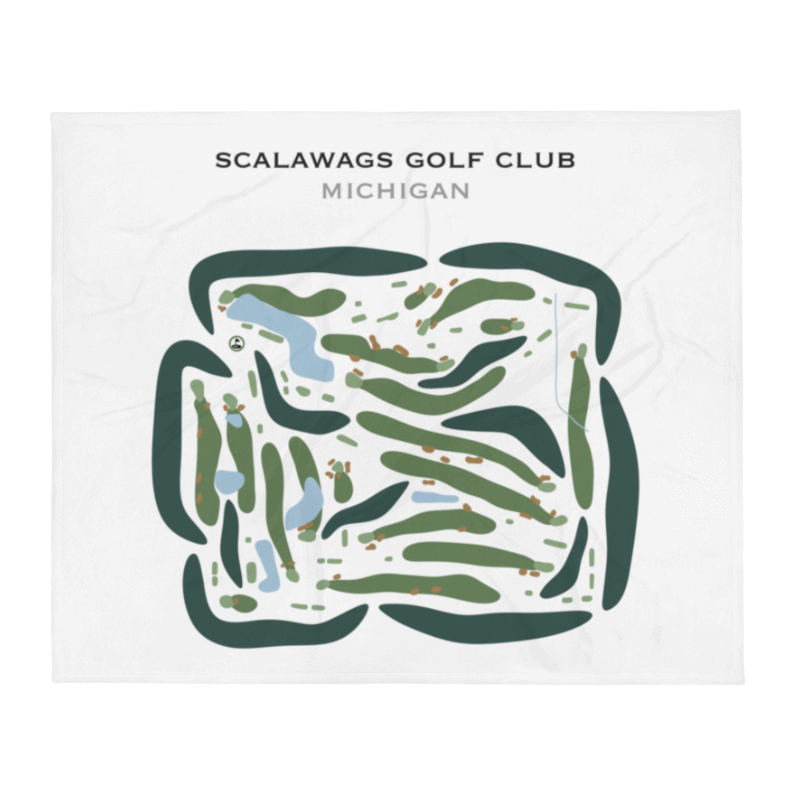 Scalawags Golf Club, Michigan - Printed Golf Courses