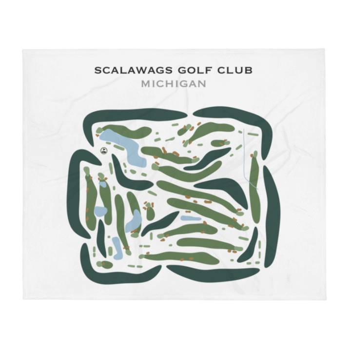 Scalawags Golf Club, Michigan - Printed Golf Courses