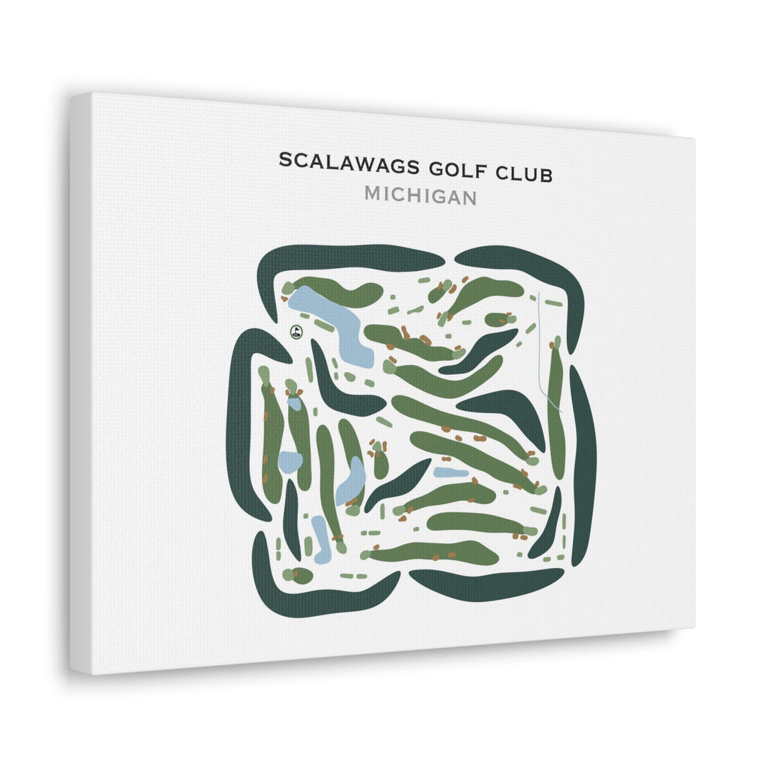 Scalawags Golf Club, Michigan - Printed Golf Courses