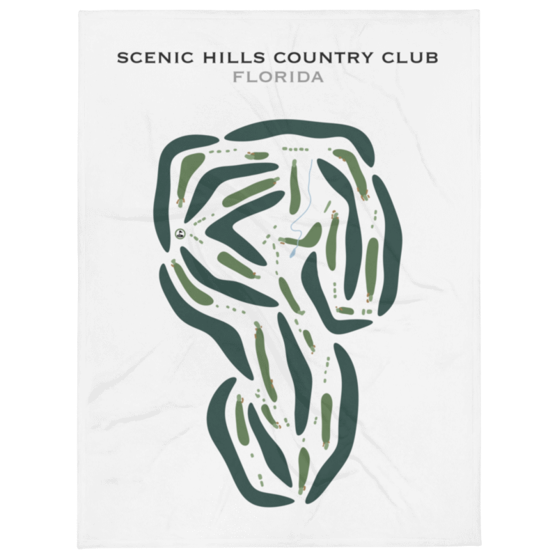 Scenic Hills Country Club, Florida - Printed Golf Courses