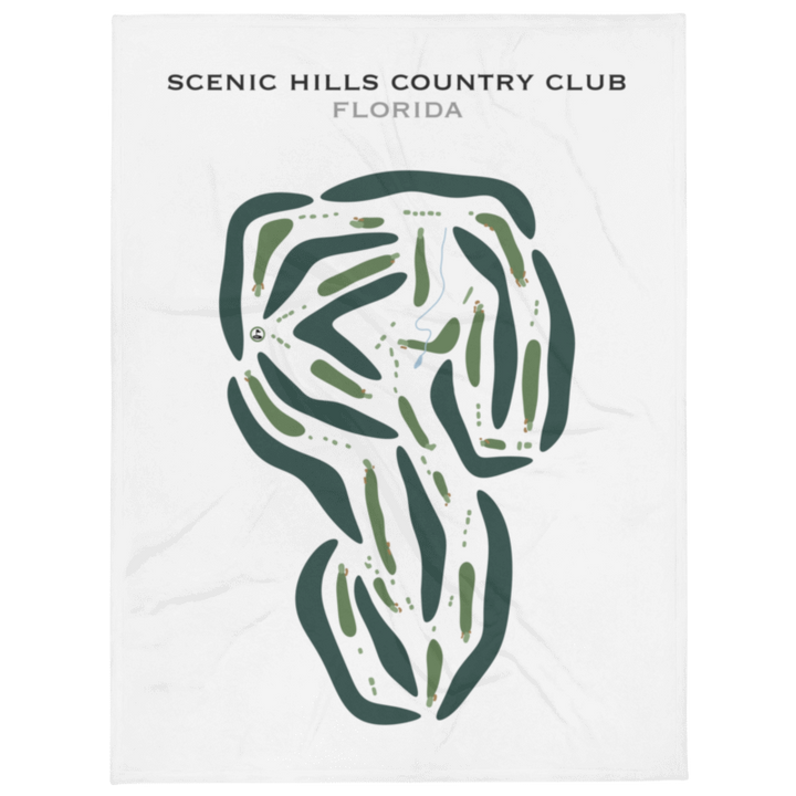 Scenic Hills Country Club, Florida - Printed Golf Courses