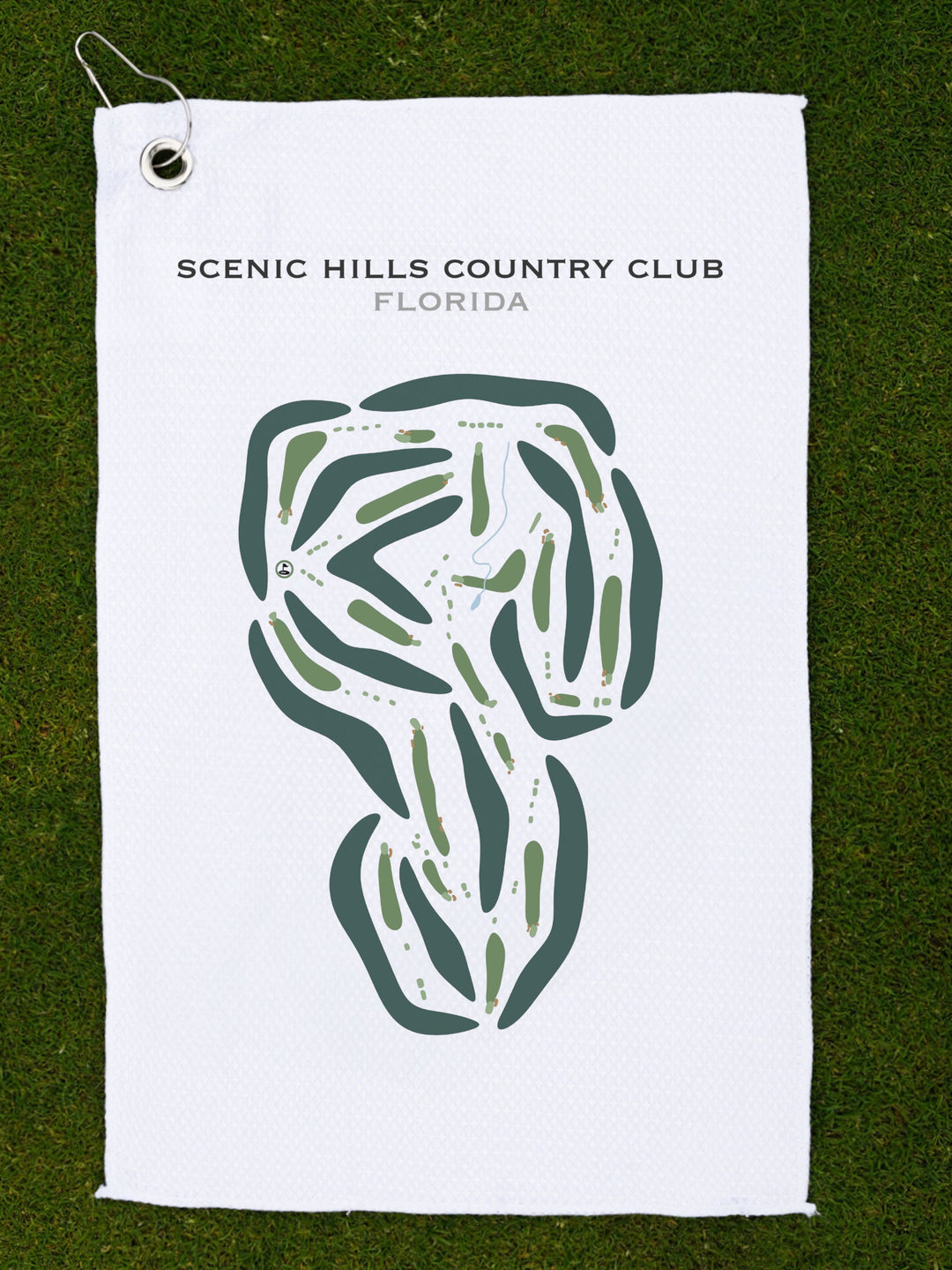 Scenic Hills Country Club, Florida - Printed Golf Courses