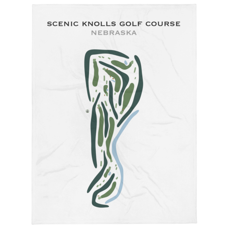 Scenic Knolls Golf Course, Nebraska - Printed Golf Courses