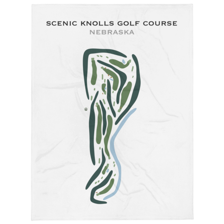 Scenic Knolls Golf Course, Nebraska - Printed Golf Courses