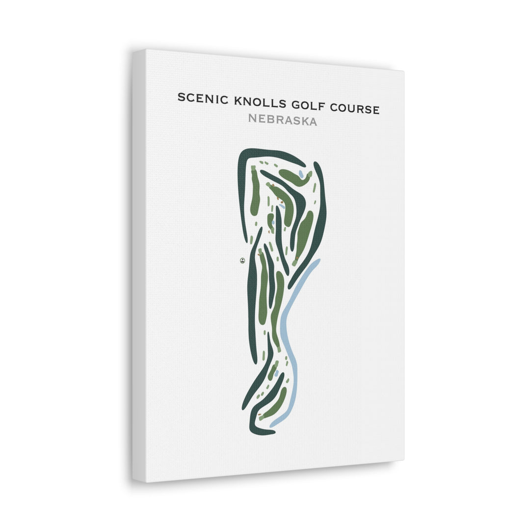 Scenic Knolls Golf Course, Nebraska - Printed Golf Courses