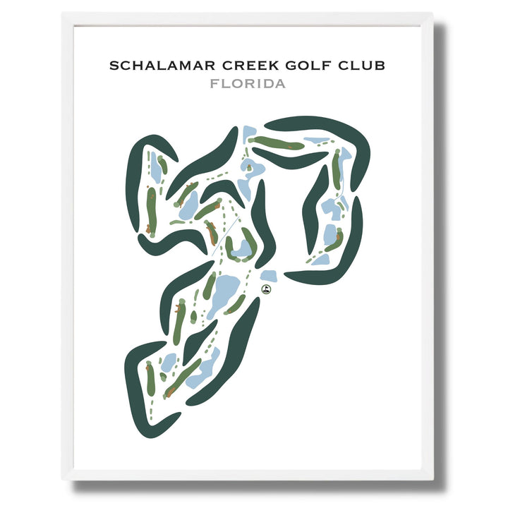 Schalamar Creek Golf Club, Florida - Printed Golf Courses