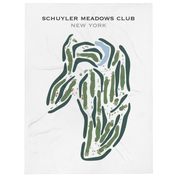 Schuyler Meadows Club, New York - Printed Golf Course