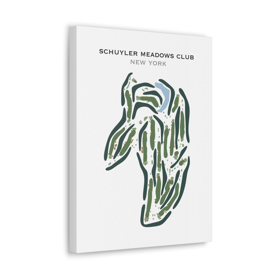 Schuyler Meadows Club, New York - Printed Golf Course
