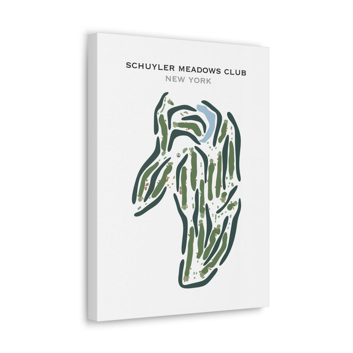 Schuyler Meadows Club, New York - Printed Golf Course