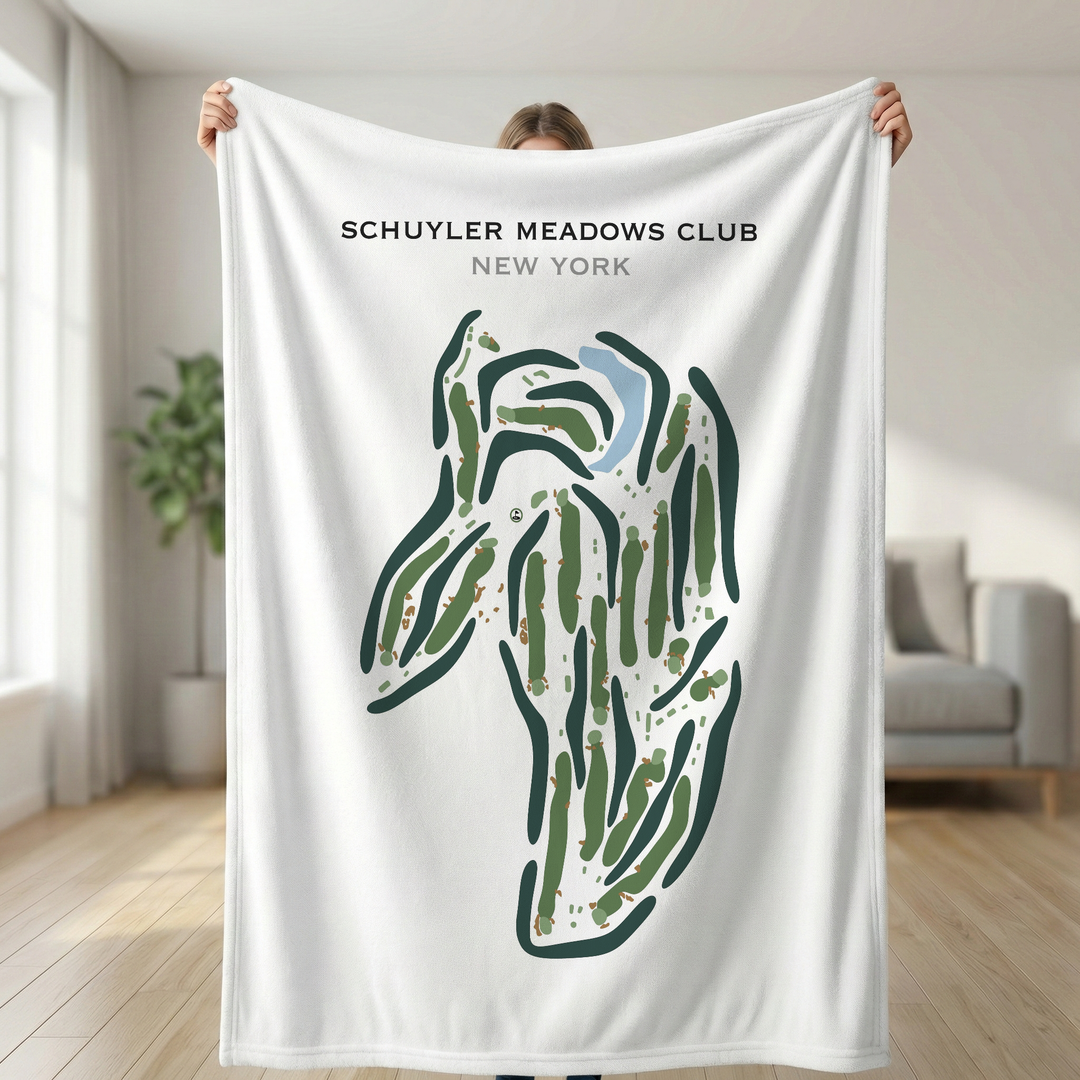 Schuyler Meadows Club, New York - Printed Golf Course