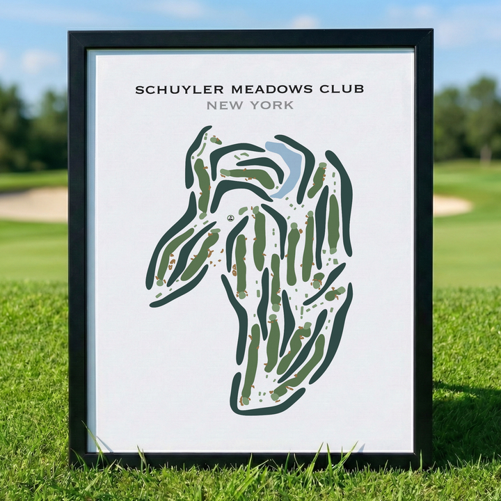 Schuyler Meadows Club, New York - Printed Golf Course