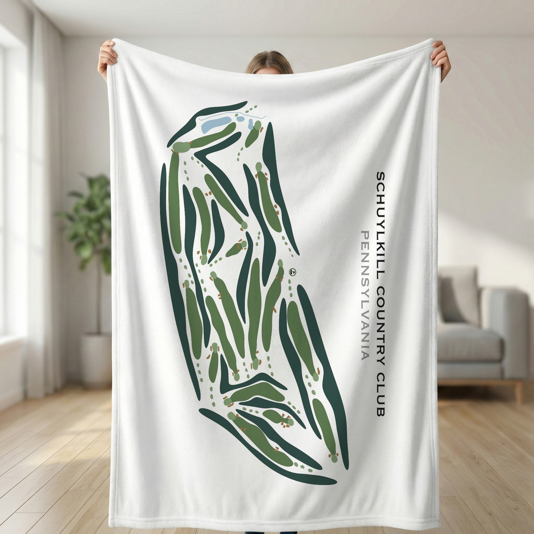 Schuylkill Country Club, Pennsylvania - Printed Golf Courses