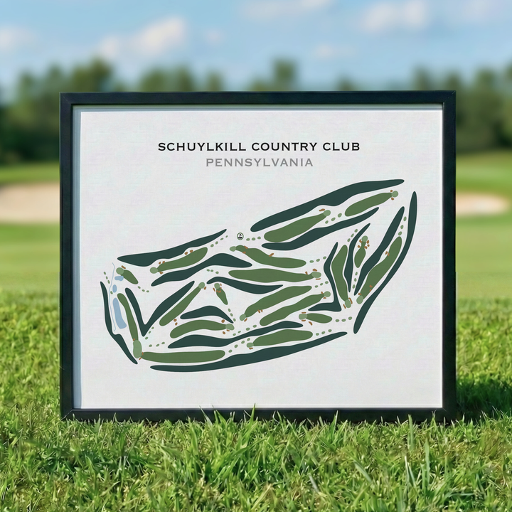 Schuylkill Country Club, Pennsylvania - Printed Golf Courses