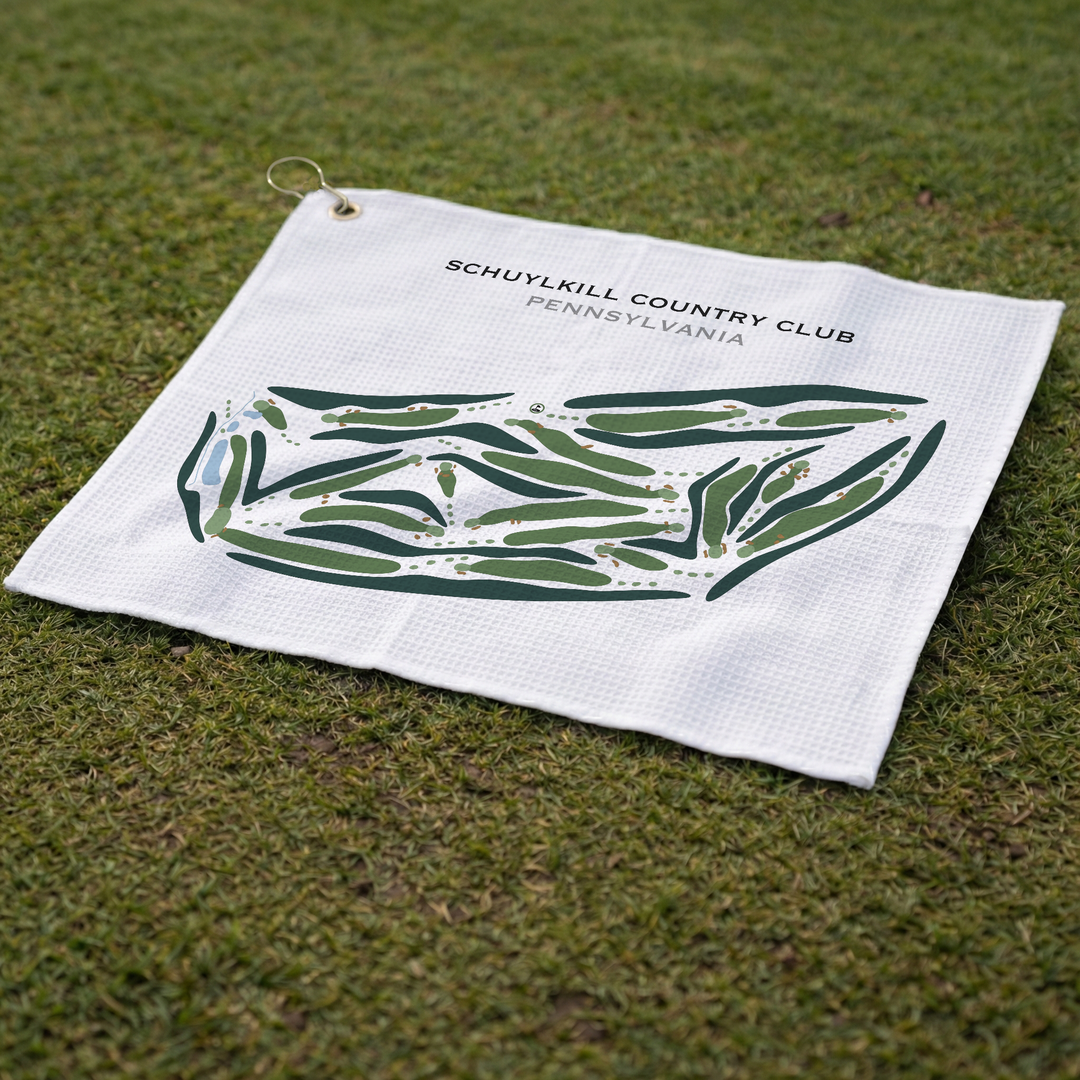 Schuylkill Country Club, Pennsylvania - Printed Golf Courses