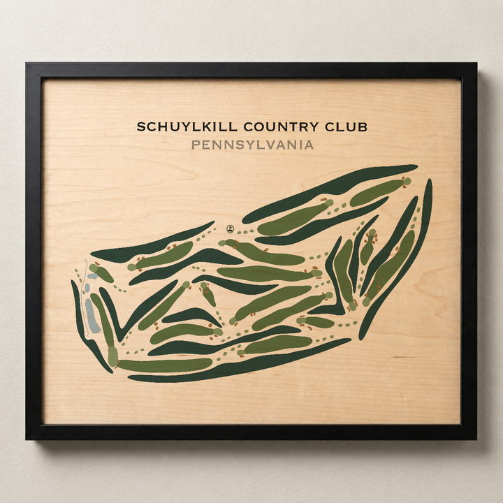 Schuylkill Country Club, Pennsylvania - Printed Golf Courses