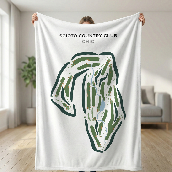 Scioto Country Club, Ohio - Printed Golf Course