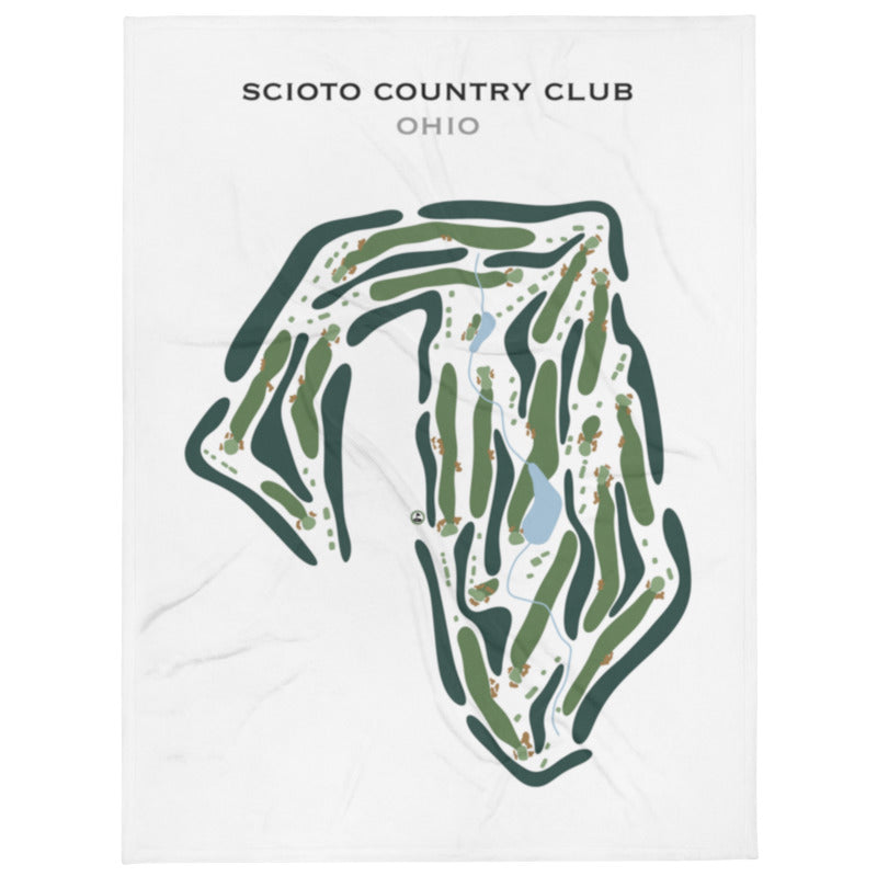 Scioto Country Club, Ohio - Printed Golf Course