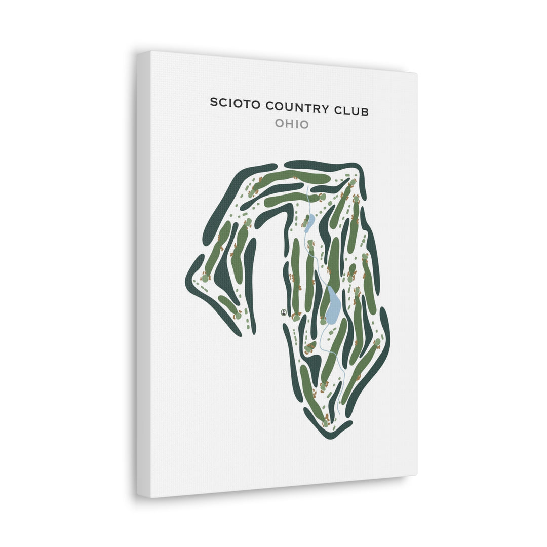 Scioto Country Club, Ohio - Printed Golf Course