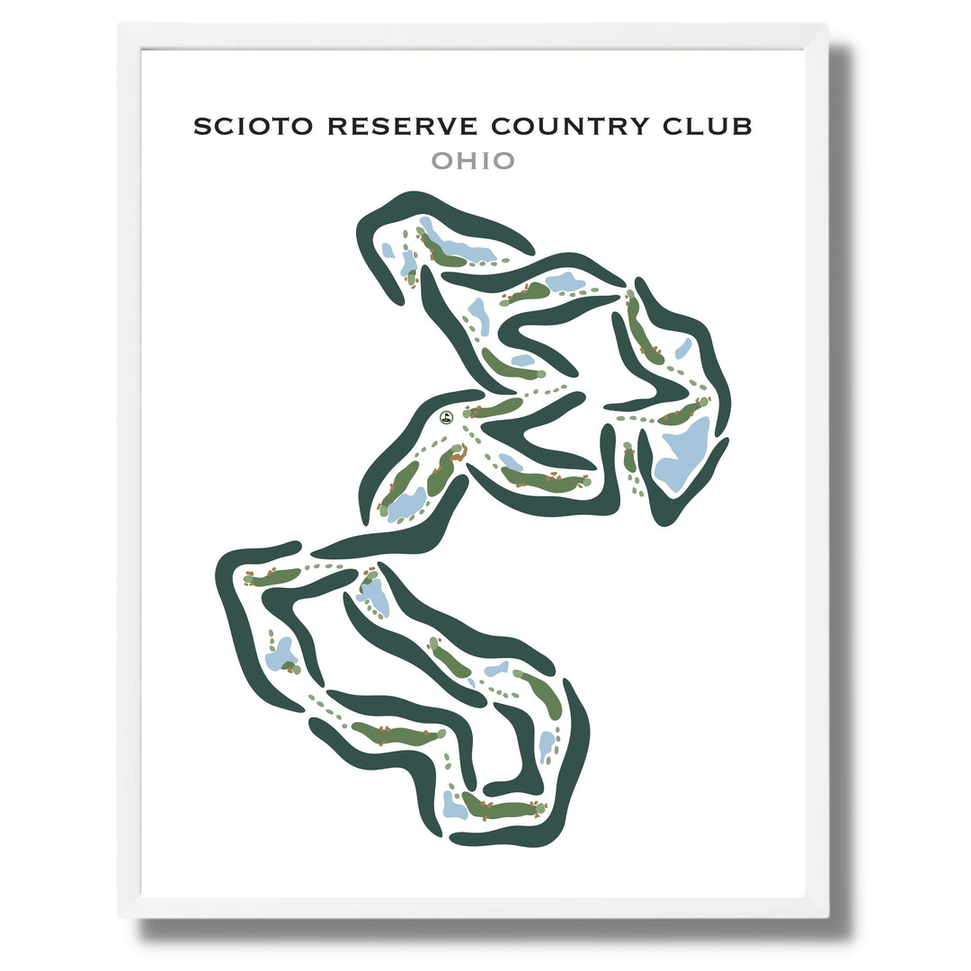 Scioto Reserve, Ohio - Printed Golf Courses