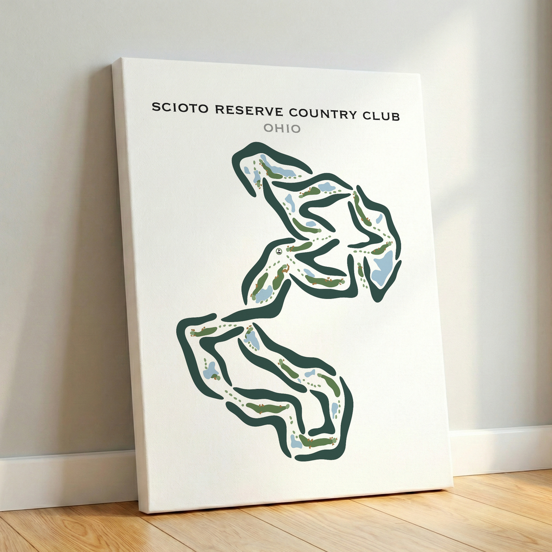 Scioto Reserve, Ohio - Printed Golf Courses