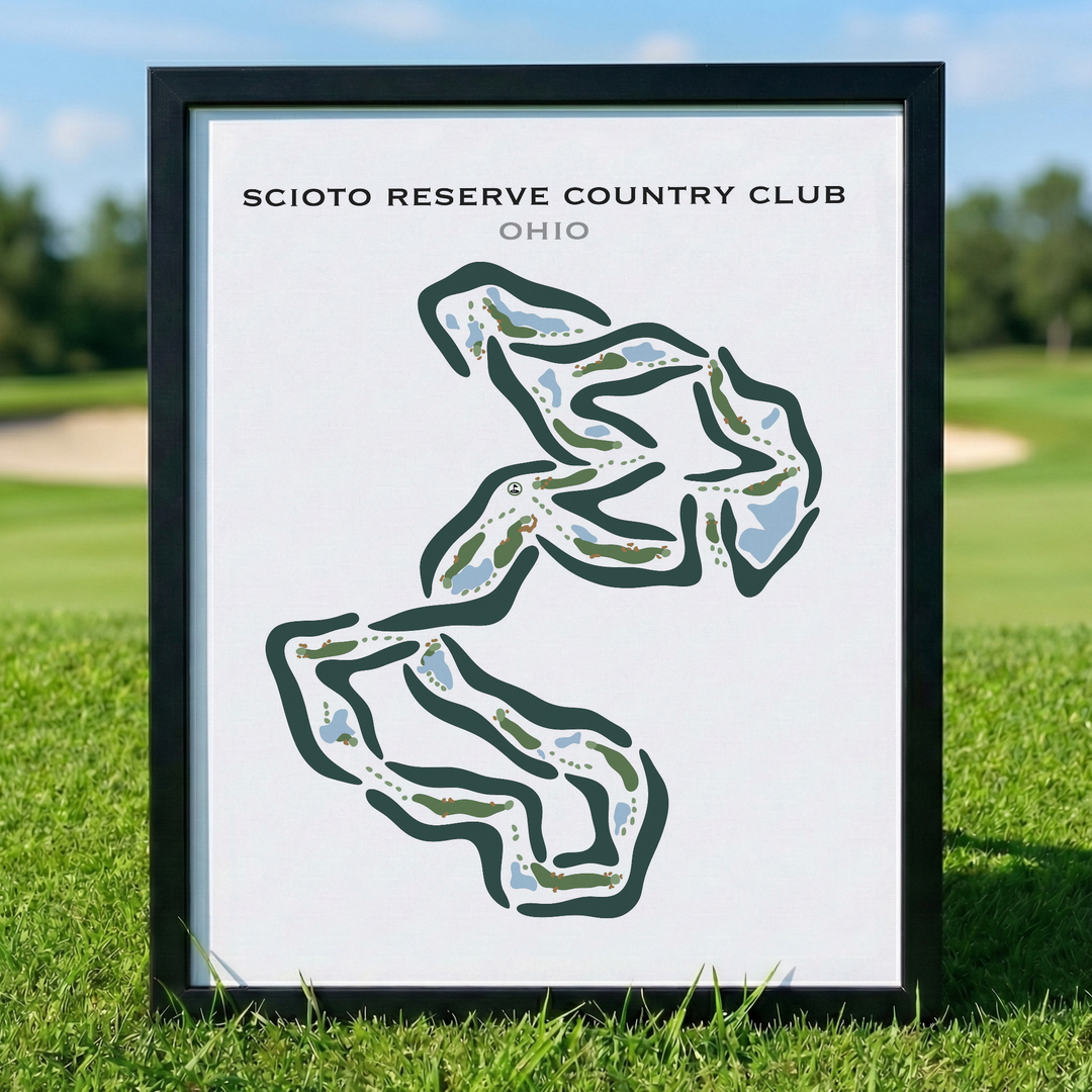 Scioto Reserve, Ohio - Printed Golf Courses