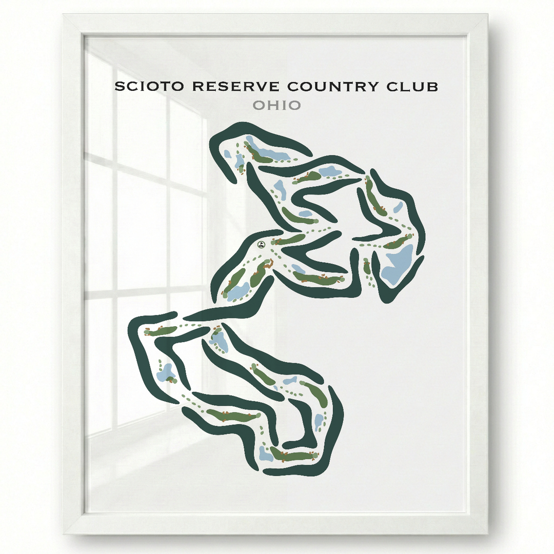 Scioto Reserve, Ohio - Printed Golf Courses