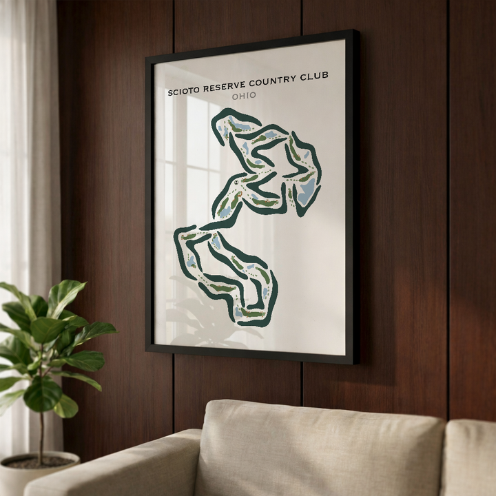 Scioto Reserve, Ohio - Printed Golf Courses