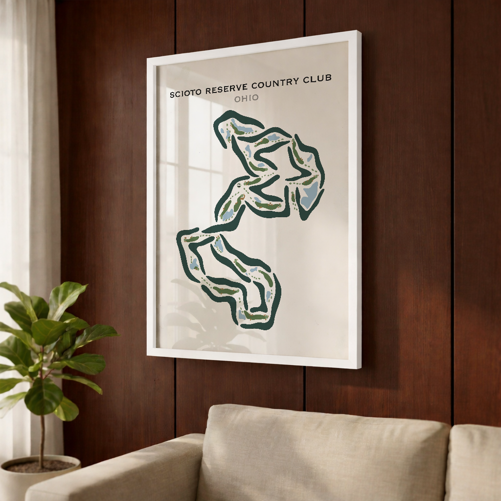Scioto Reserve, Ohio - Printed Golf Courses
