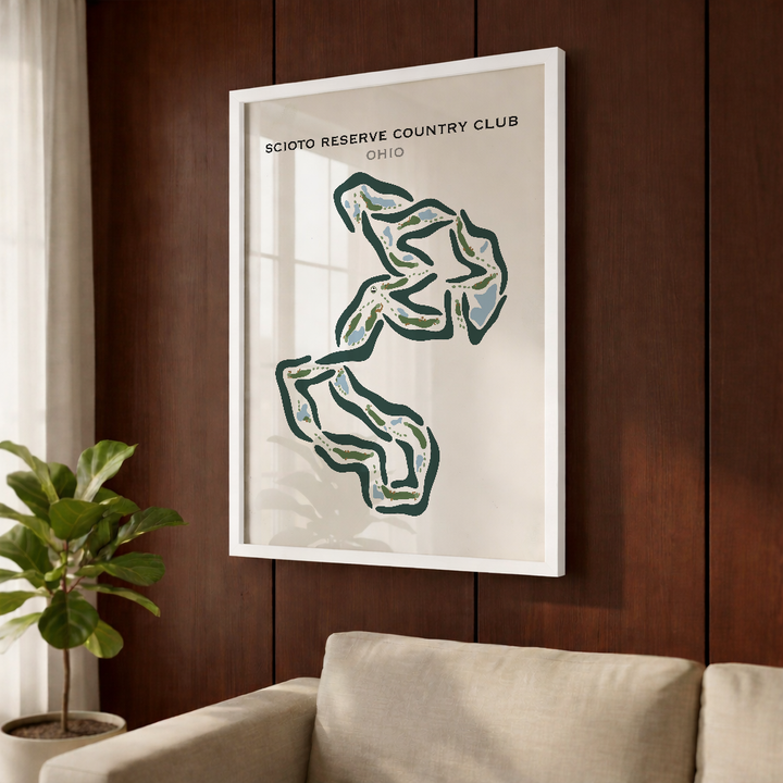 Scioto Reserve, Ohio - Printed Golf Courses