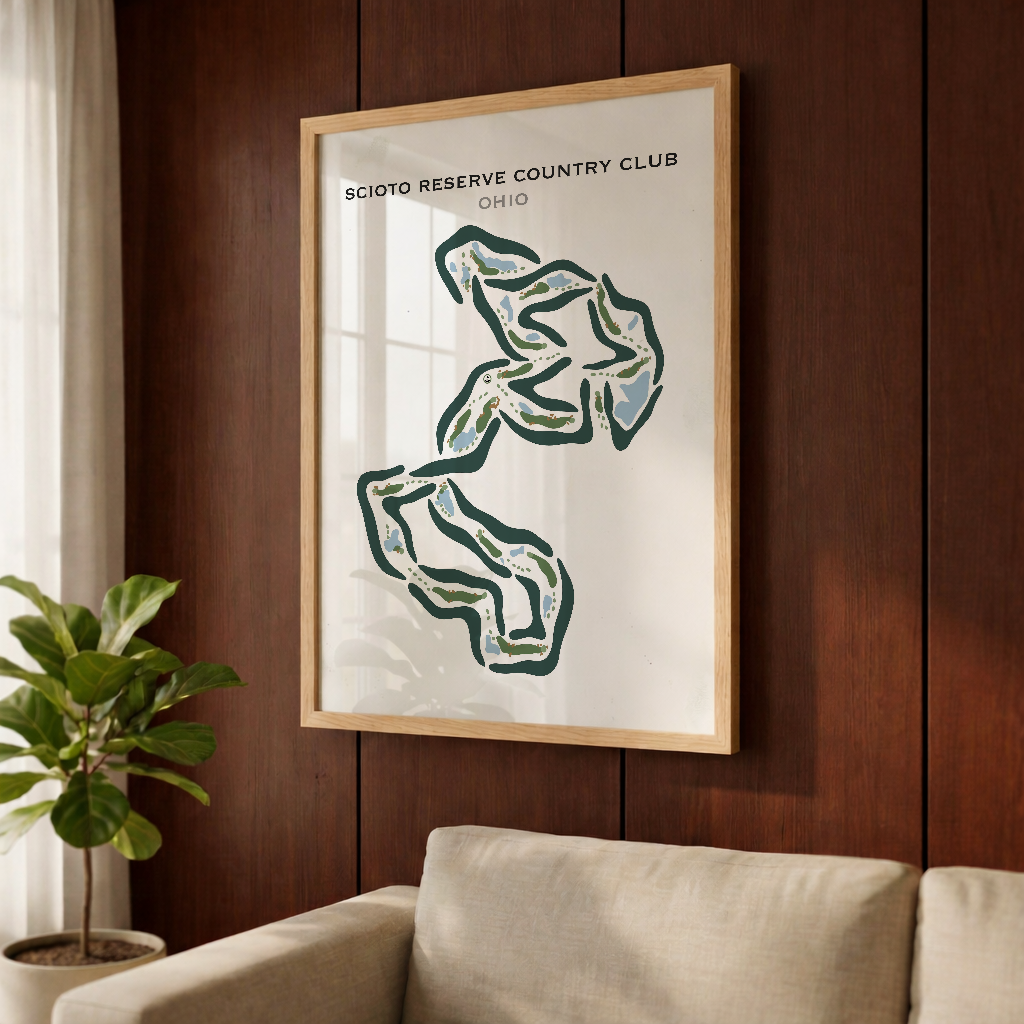 Scioto Reserve, Ohio - Printed Golf Courses