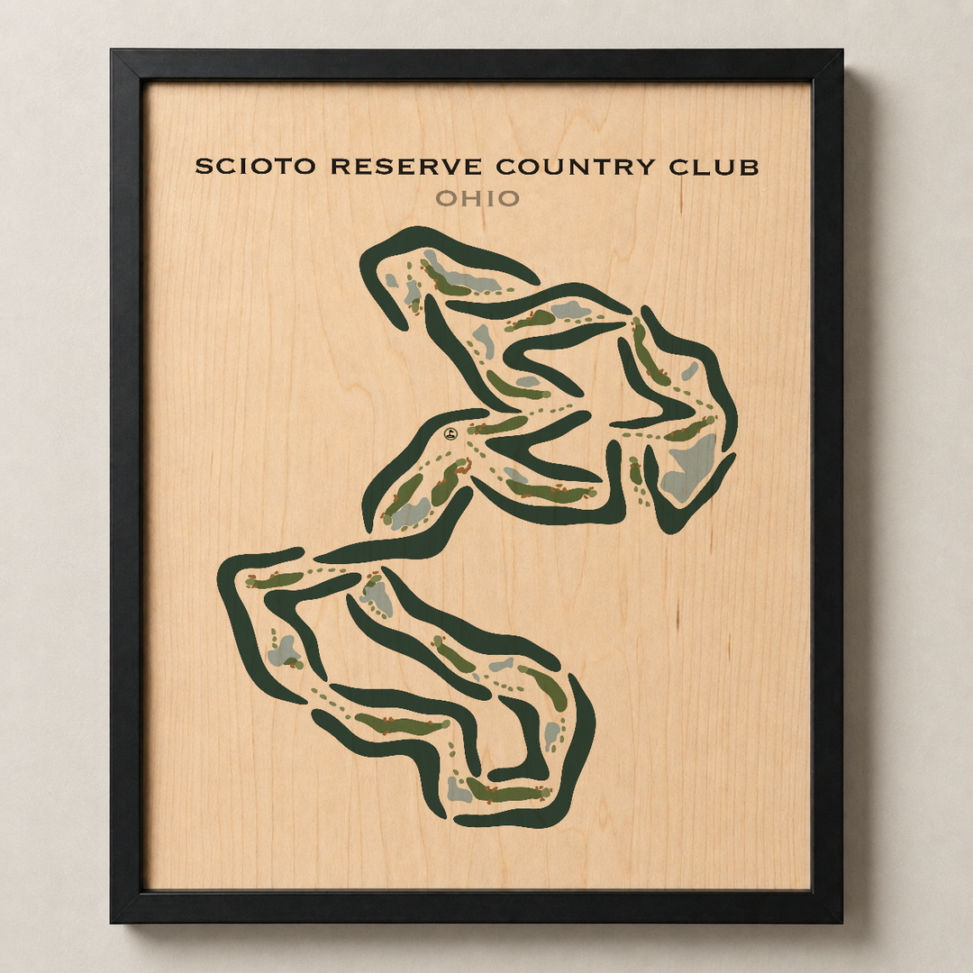 Scioto Reserve, Ohio - Printed Golf Courses