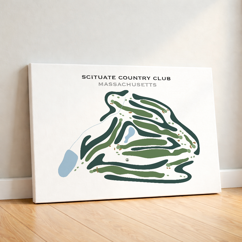 Scituate Country Club, Massachusetts - Printed Golf Courses