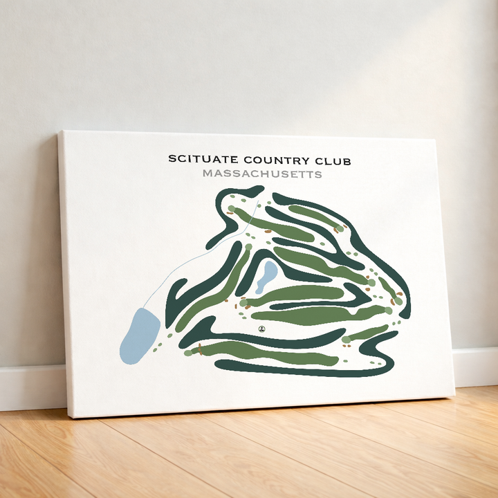 Scituate Country Club, Massachusetts - Printed Golf Courses