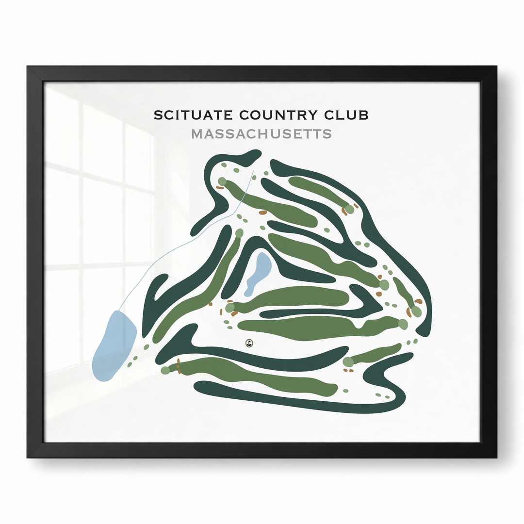 Scituate Country Club, Massachusetts - Printed Golf Courses