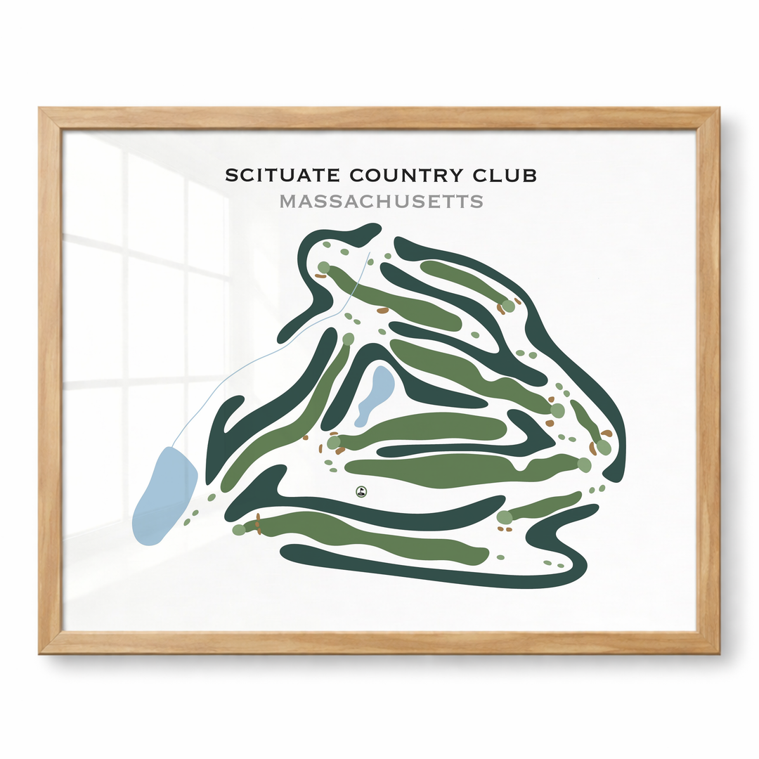 Scituate Country Club, Massachusetts - Printed Golf Courses