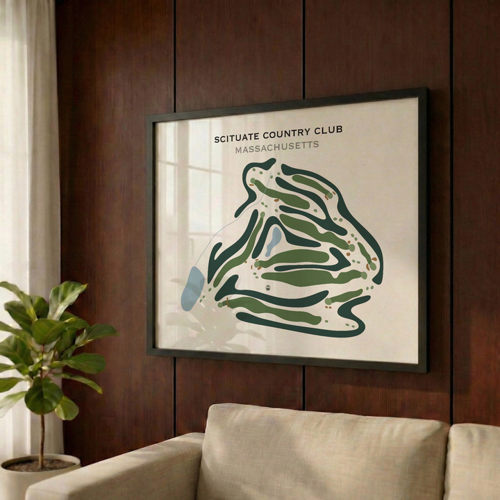 Scituate Country Club, Massachusetts - Printed Golf Courses