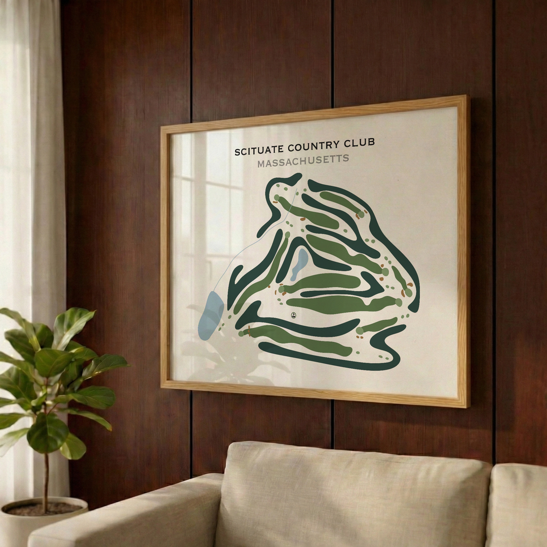 Scituate Country Club, Massachusetts - Printed Golf Courses