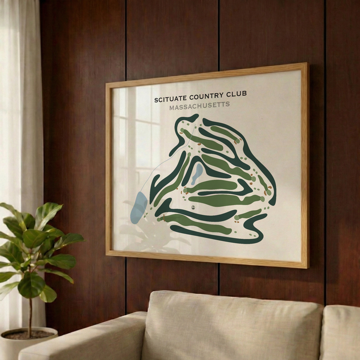 Scituate Country Club, Massachusetts - Printed Golf Courses