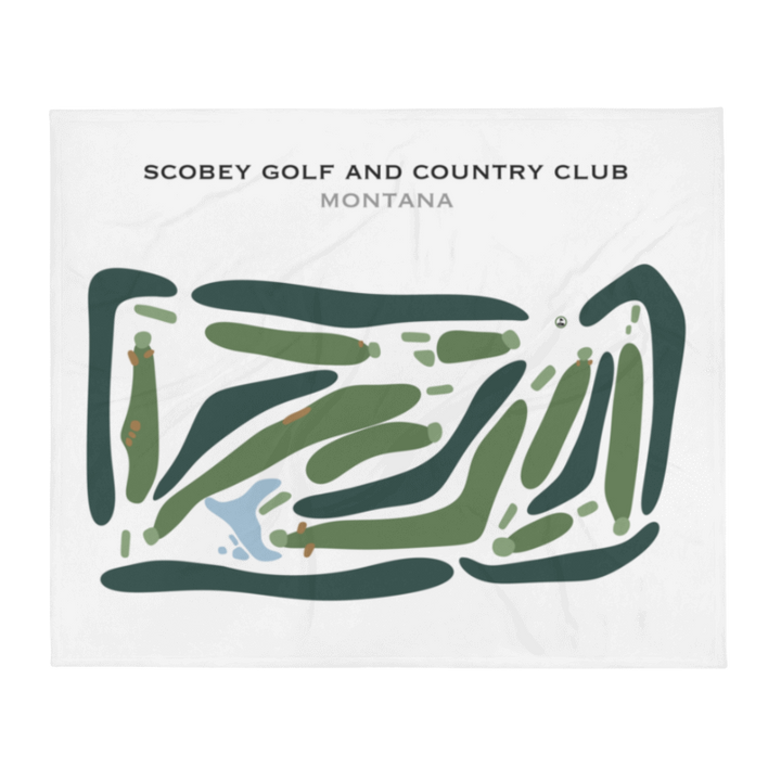 Scobey Golf & Country Club, Montana - Printed Golf Courses