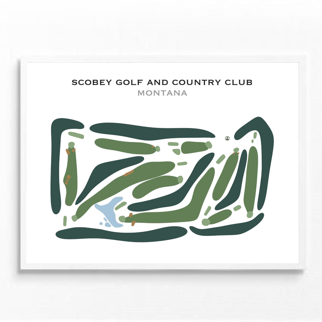 Scobey Golf & Country Club, Montana - Printed Golf Courses