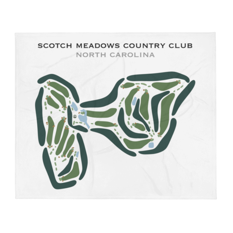 Scotch Meadows Country Club, North Carolina - Printed Golf Courses