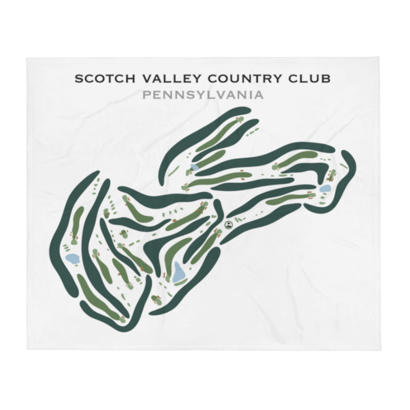 Scotch Valley Country Club, Pennsylvania - Printed Golf Courses