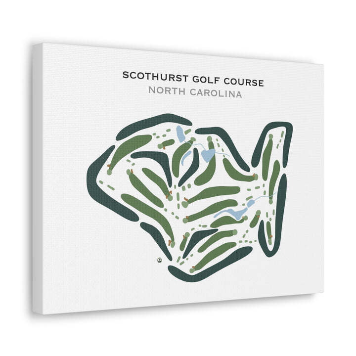 Scothurst Golf Course, North Carolina - Printed Golf Courses