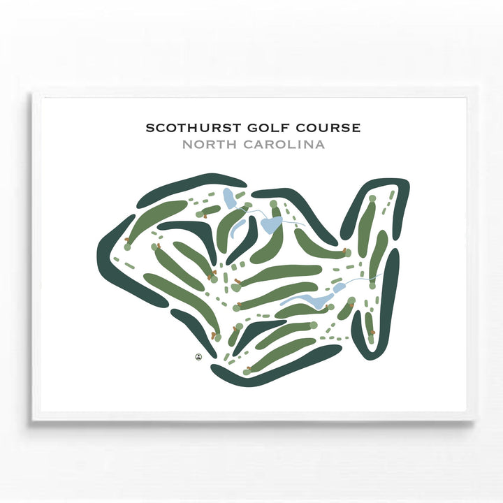 Scothurst Golf Course, North Carolina - Printed Golf Courses