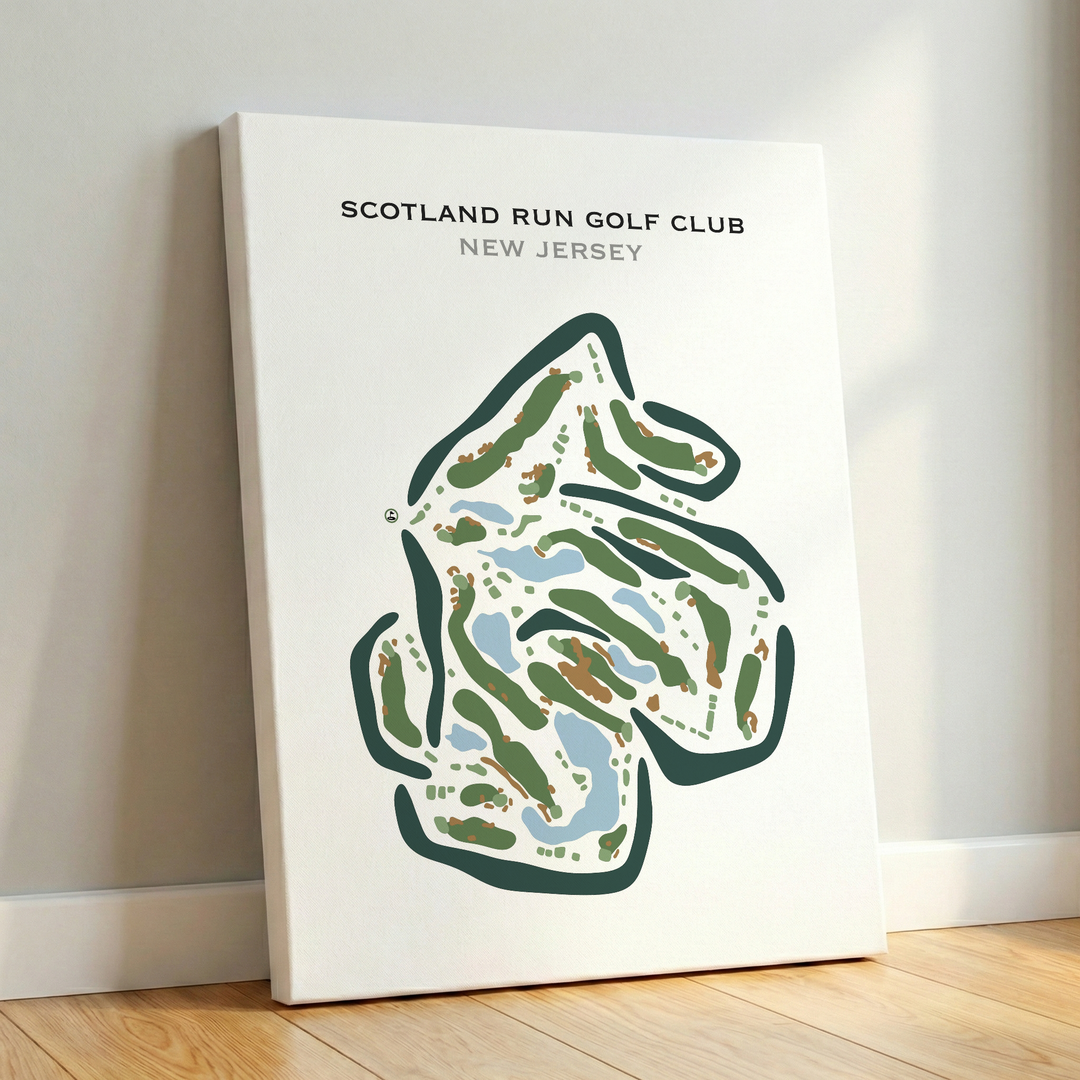 Scotland Run Golf Club, New Jersey - Printed Golf Courses